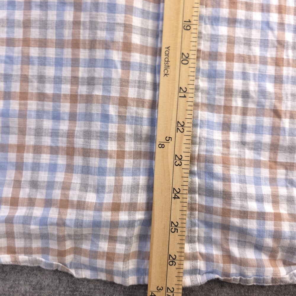 Johnnie O Hangin Out Shirt Medium Long Sleeve Button Down Multicolor Plaid - Picture 5 of 7